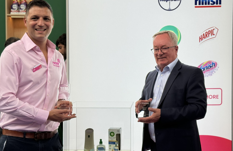 Reckitt presented with both Tomorrow's Cleaning and Tomorrow's FM Award trophies