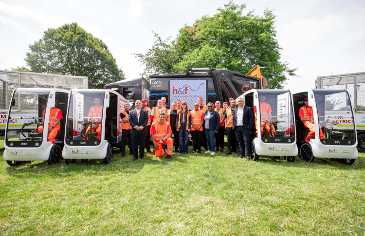 Hammersmith & Fulham goes green with Veolia Electric Vehicle Fleet