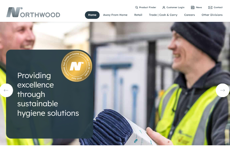 Northwood Hygiene Products launches its new website