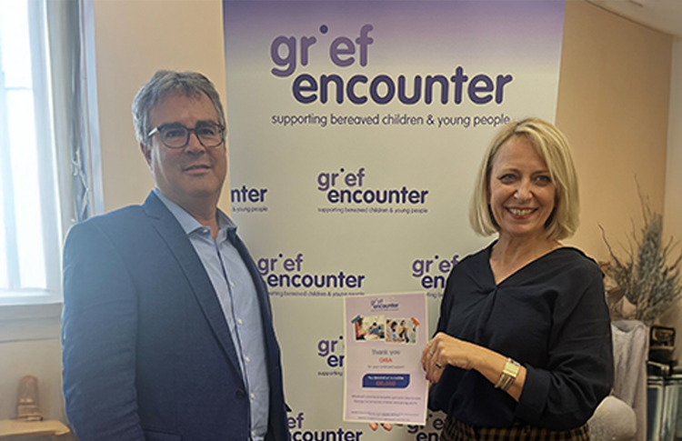 Cleaning & Hygiene Suppliers Association donates £10,000 to Grief Encounter